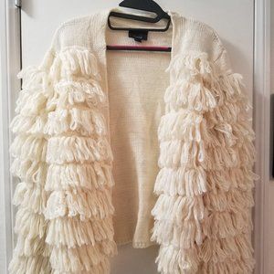 Lumiere Cream Knit Acrylic Sweater Style AJ03404 Women's Size Large